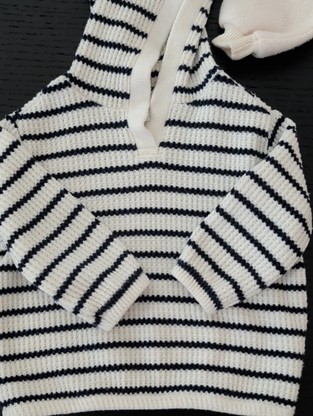 Lot 2 Girl 12 -18 Months Old Navy Hooded Knit Pull On Sweater Plaid Fleece Red